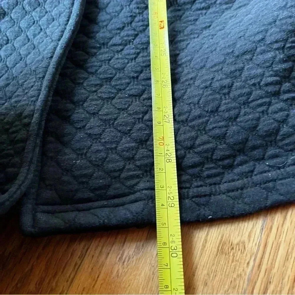 Runway Quilted Cotton Polyester Button Up Jacket Black Sz L - Picture 11 of 11